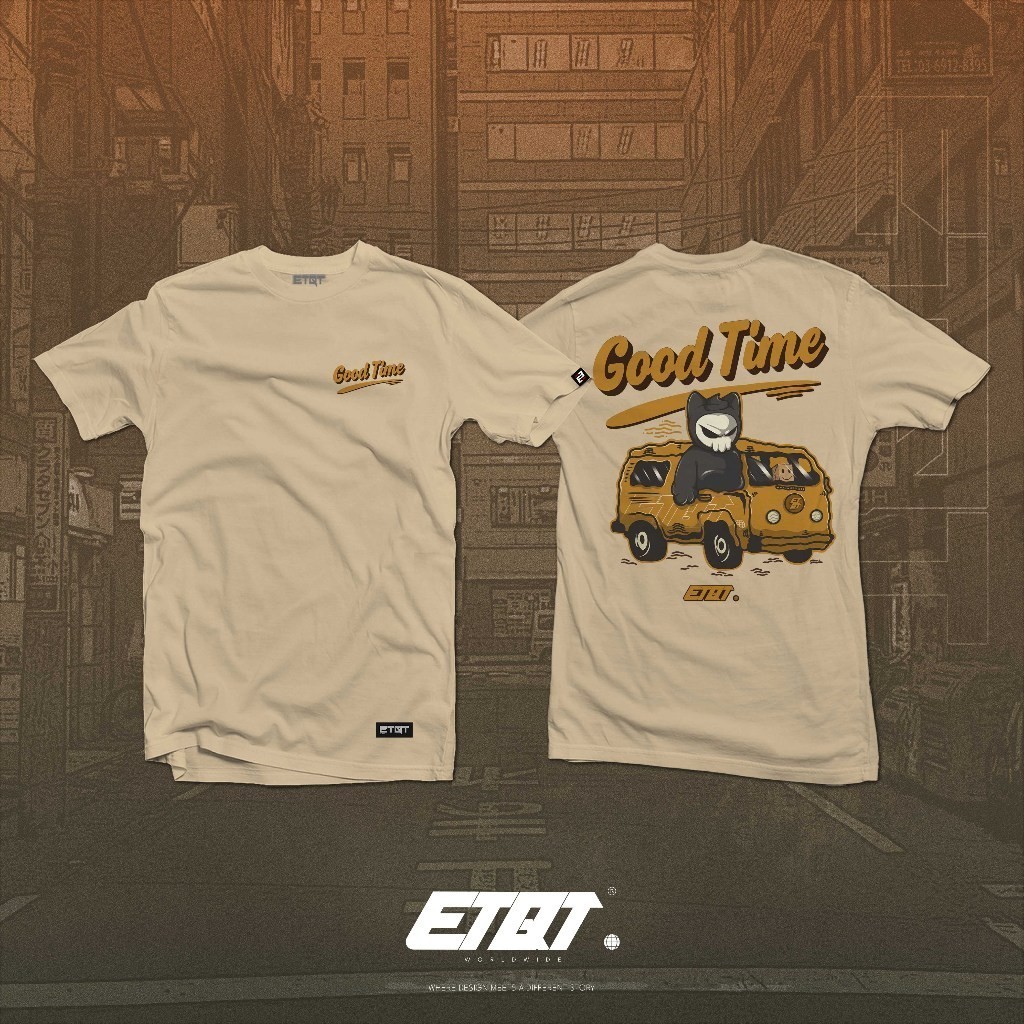 ETQT Anime Oversized Shirt - Unisex - ETQT Brand Shirt - Good Time