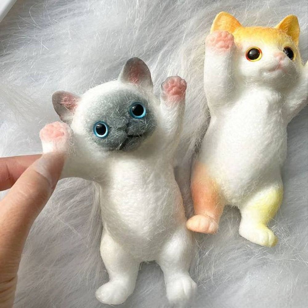 13cm Cartoon Cat Squeeze Toys Slow Rebound Cute Cat Fidget Toy Kids Adult Decompression Toy Creative