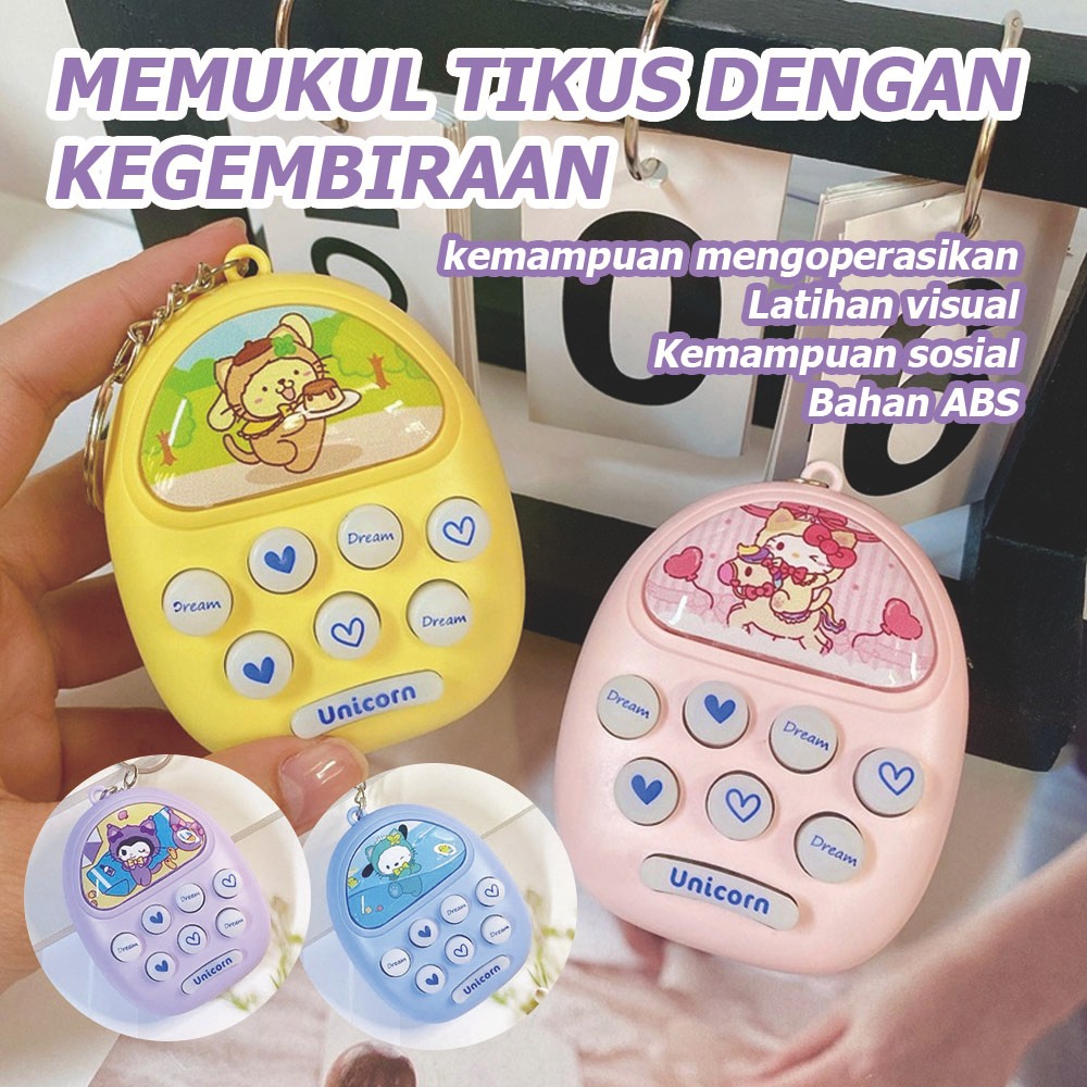 It Mini Pop It Push Game Gantungan Elektrik / Key Pop It / Electric Pop Mini