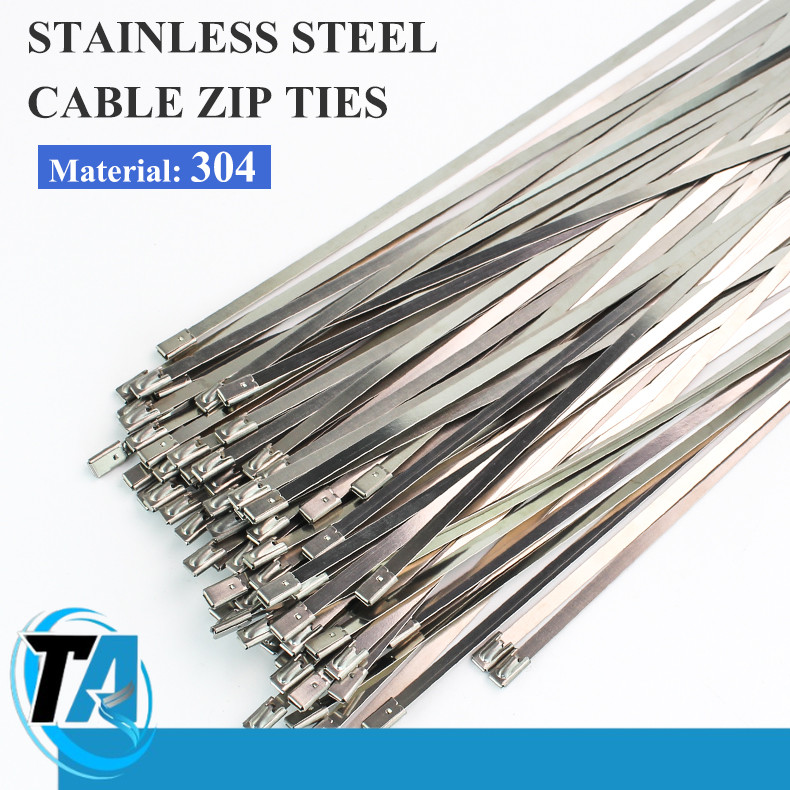 

ISFRIDAY Kabel Ties Stainless Steel Anti Karat Multifungsi 100 PCS - IF10