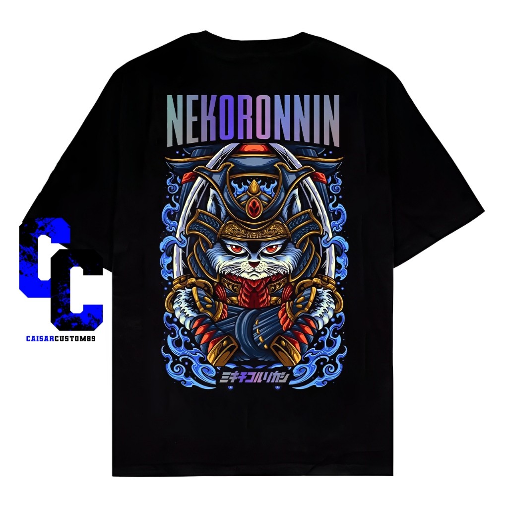 Kaos Baju Distro Spesial Bundling Super Kece Nekoronnin V.2 Ngab.LTD Unisex Pria Wanita Cotton Combe