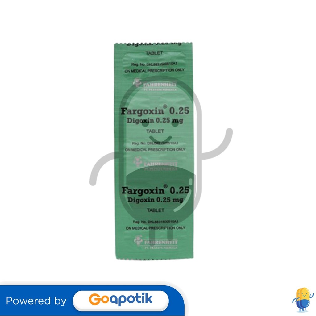 Fargoxin 0.25 Mg Strip 10 Tablet