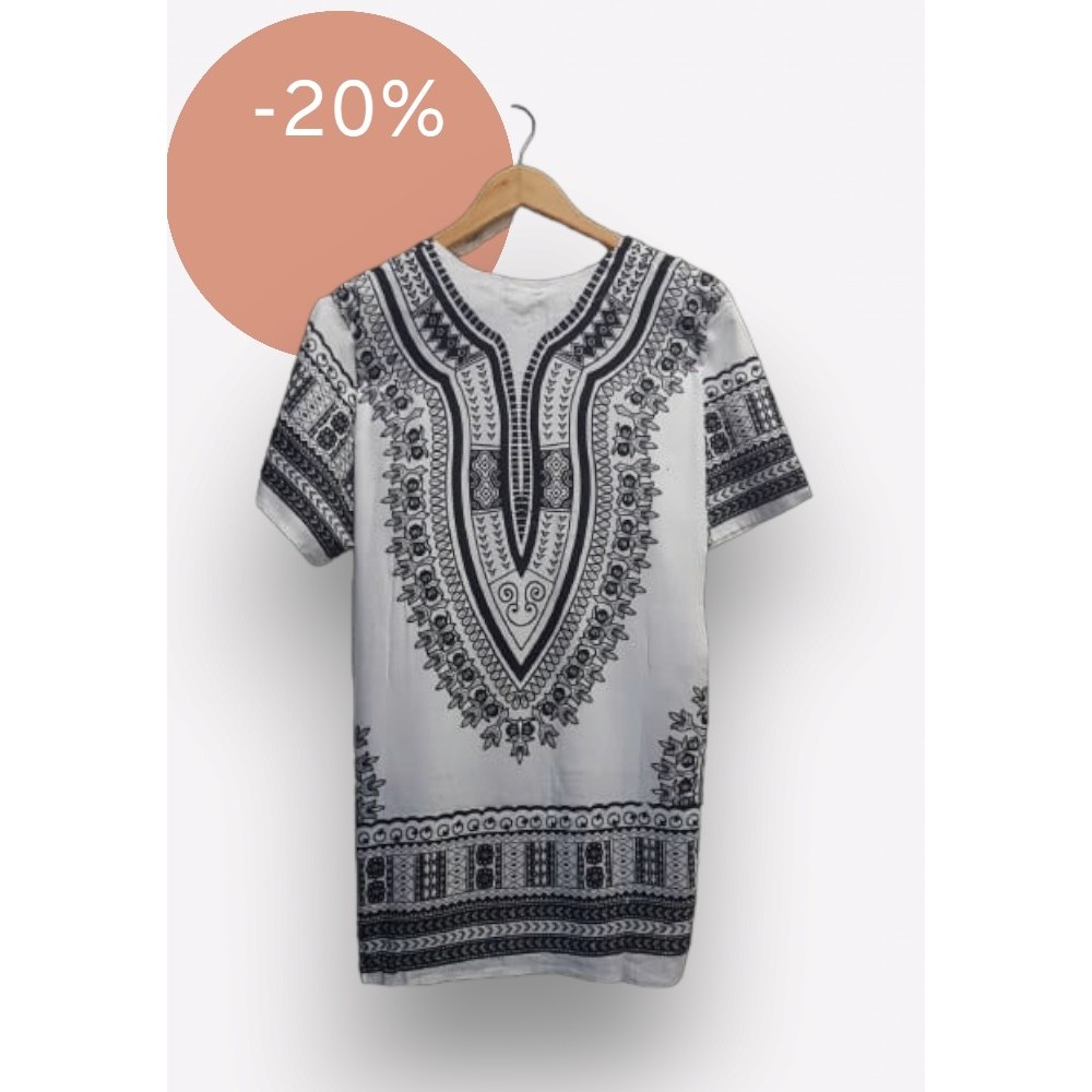 kaos bali jumbo pria baju kaos etnik dashiki jumbo kaos afr1ka jumbo Putih jumbo