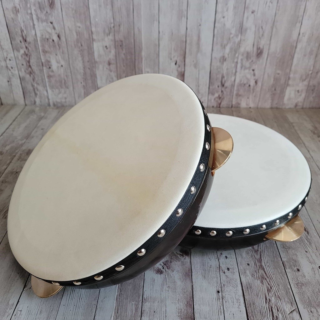 LETERSHOP Rebana Hadroh Murah Alat Musik Rebana Banjari Kulit Asli Suara Standar Festival Bergaransi
