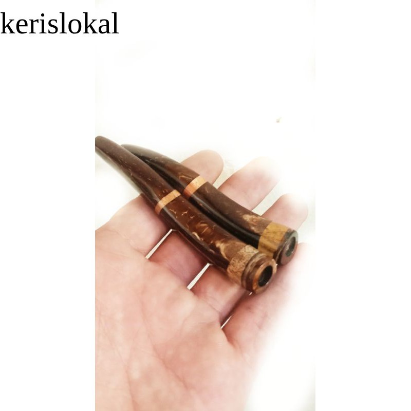 Pipa rokok unik dari batok kelapa KL2