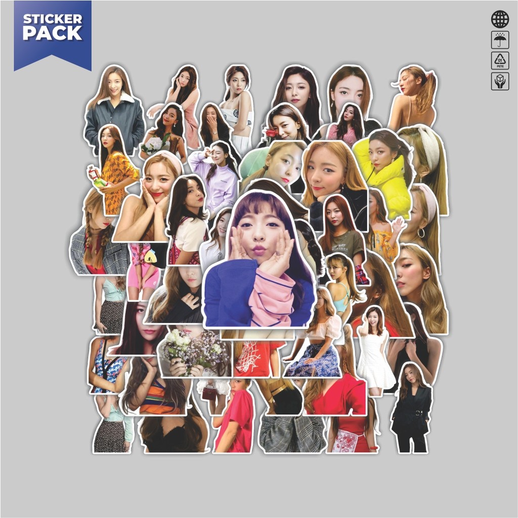 

[100PCS]Stiker Pack Stiker F(X) LUNA Aesthetic Vinyl Anti Air Dekorasi Sticker Laptop Buku Journal Koper Helm Casing HP Gitar Helm Skateboard