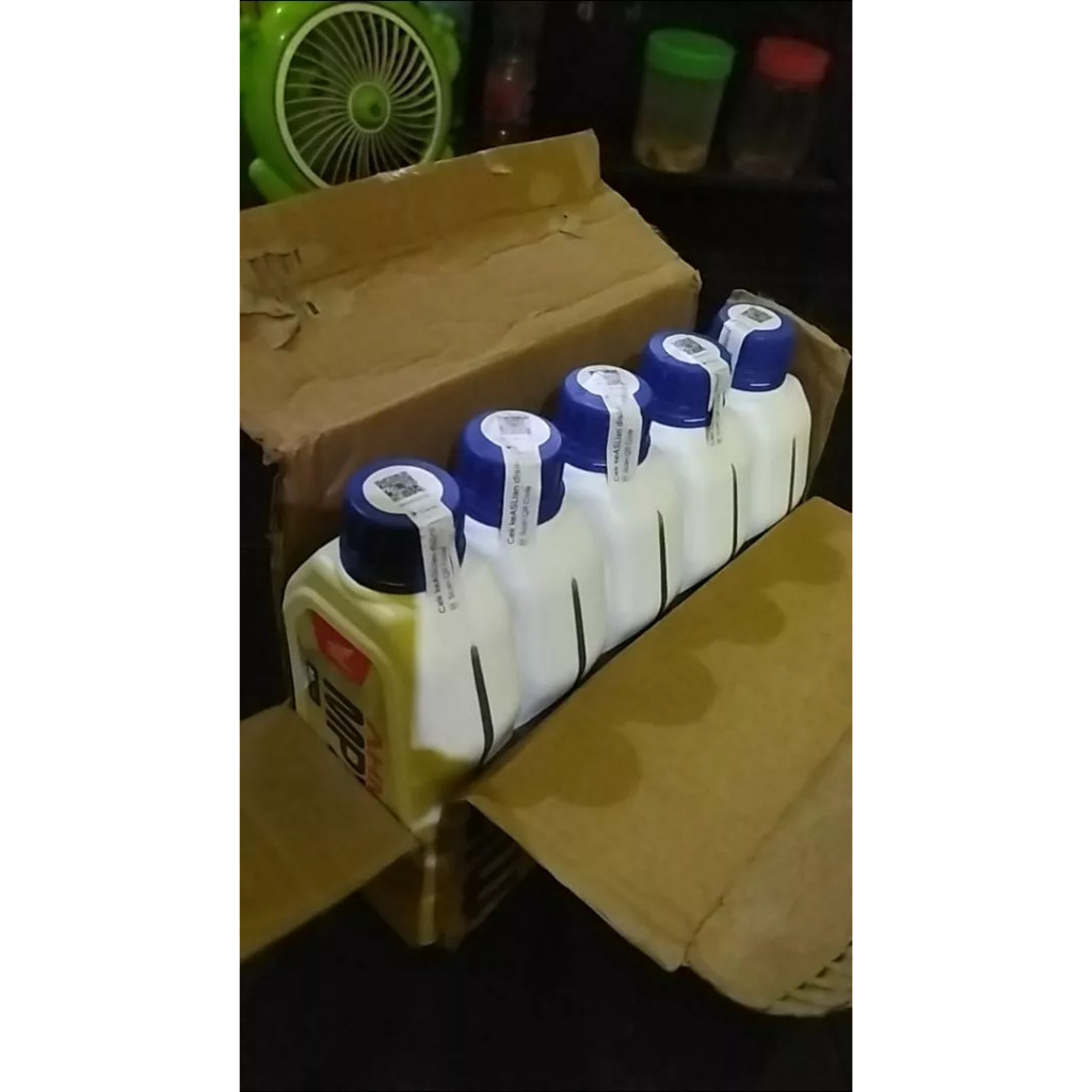 KATLENSHOP Paket grosir isi 5 Oli MPX2 Honda AHM Oil Oli Mesin Motor Honda Vario Beat Dll