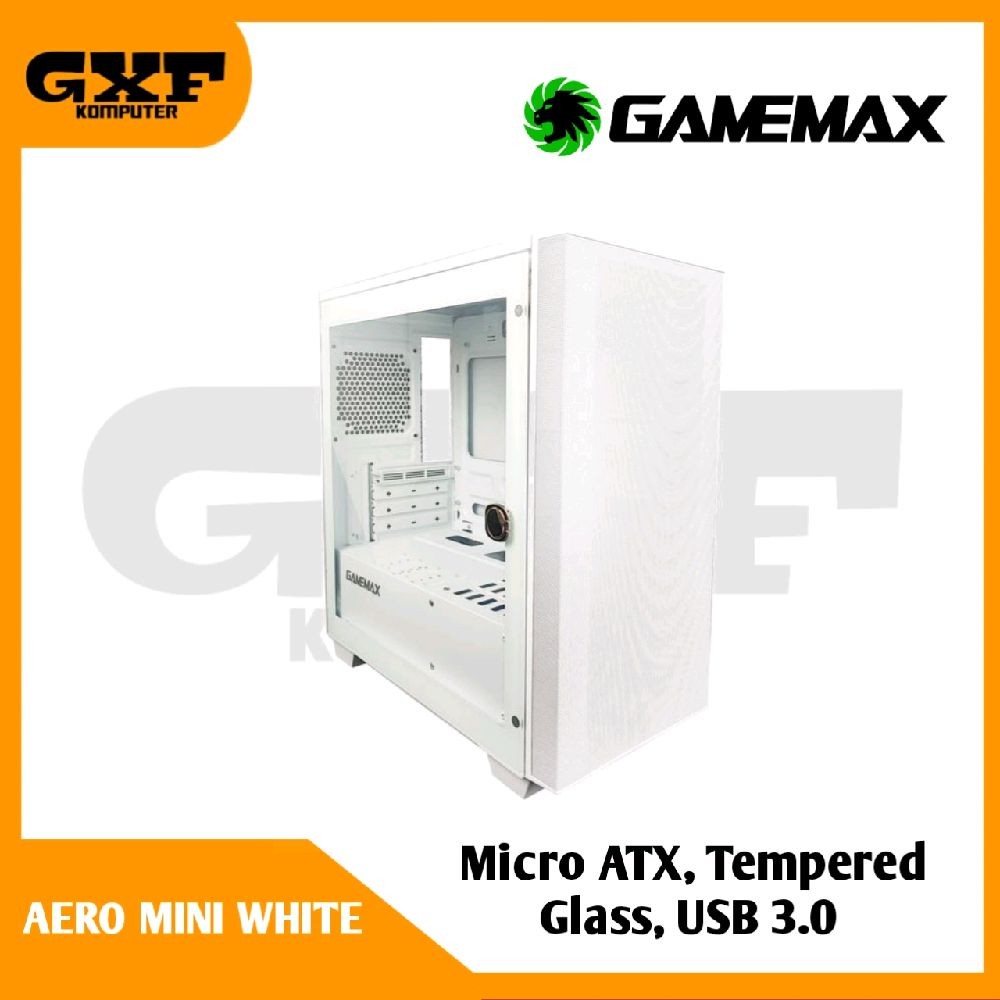 Casing Gamemax Aero Mini Full White M-ATX