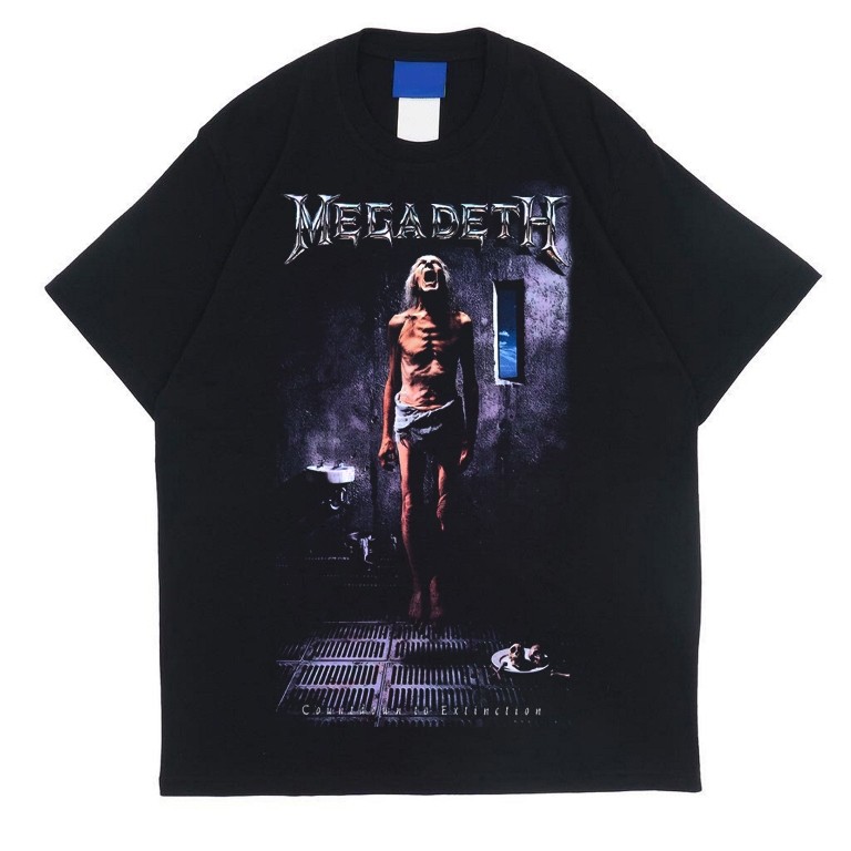 (COD) Kaos Band Megadeth Tshirt Cotton Combed by Don Juanism