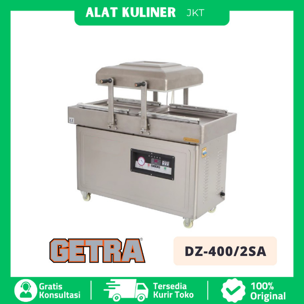 VACUUM SEALER GETRA DZ 400/2SA DZ-400/2SA MESIN VAKUM PLASTIK KEMASAN