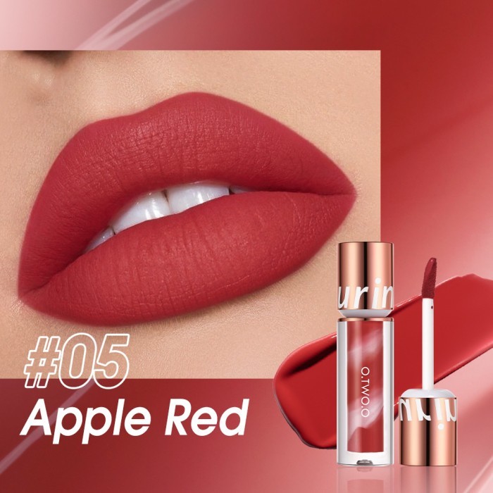 O.TWO.O Ultra Stay Lolepop Lipstik| OTWOO MATTE LIPSTIK - 05 Apple Red