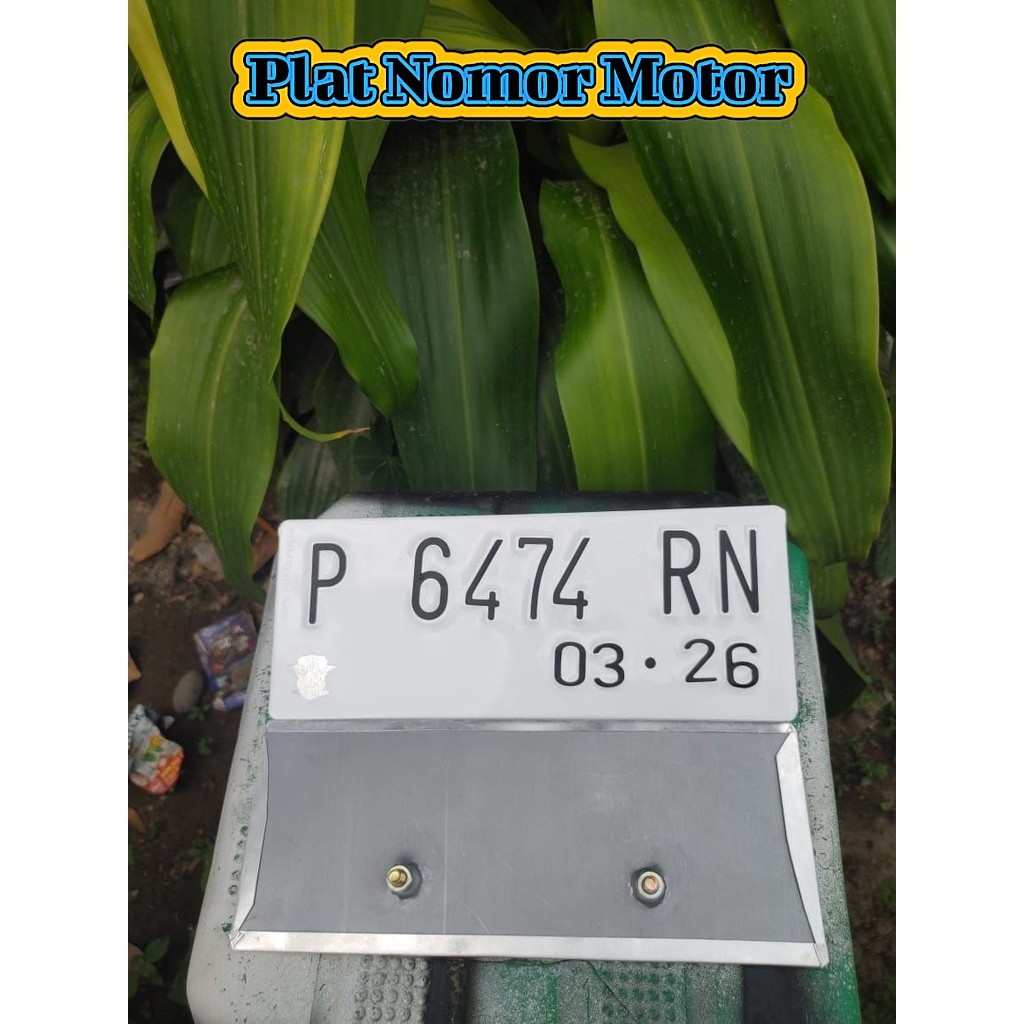 PROMO TERBATAS Plat Nomor Motor Baut Tanam Rapi Sepasang