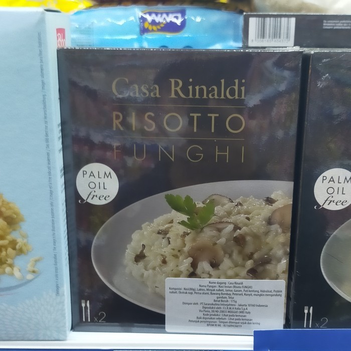 

Casa Rinaldi Risotto rice funghi mushroom 175gr beras