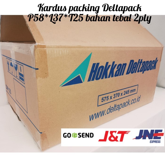 

kardus packing hokkan p58*l37*t25(cm) tebal 2lapis
