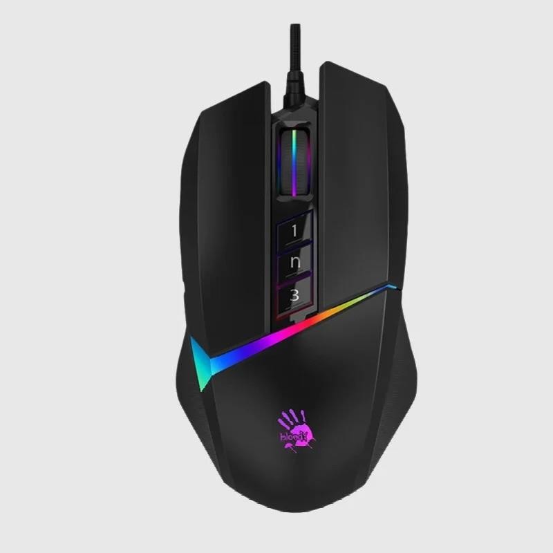 

A70 V8M V8M MAX Bloody Professinal Wired Gaming Mouse 3200 Dpi for PC Laptop Macro Definition Programming Game Mice