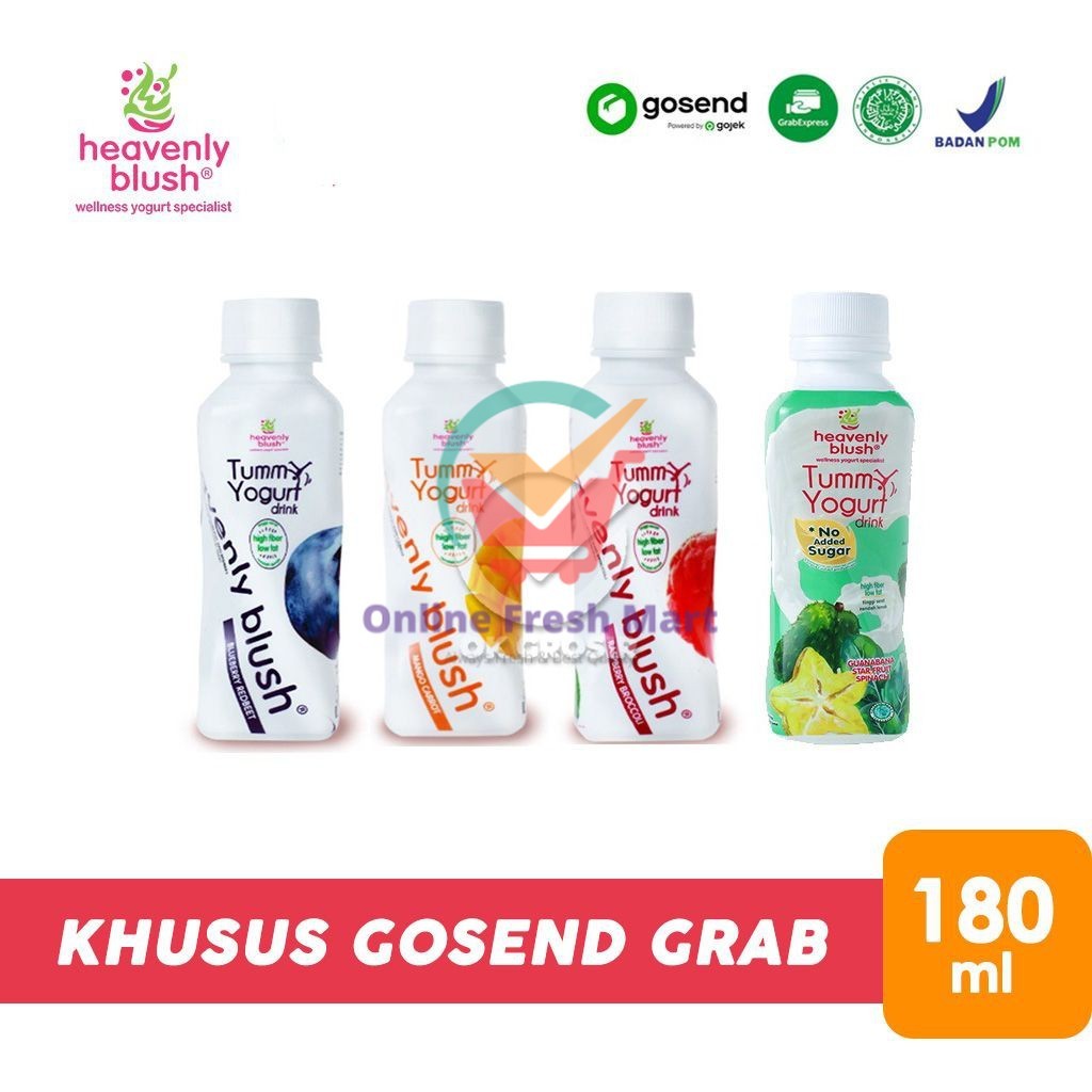 

Heavenly Blush Tummy Yogurt Drink (180 ml) KHUSUS INSTANT - Online Fresh Mart Denpasar