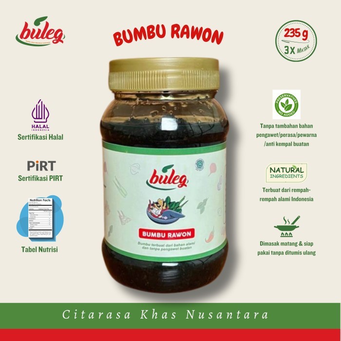 

New Arrival Buleg Bumbu Rawon - Kemasan Botol