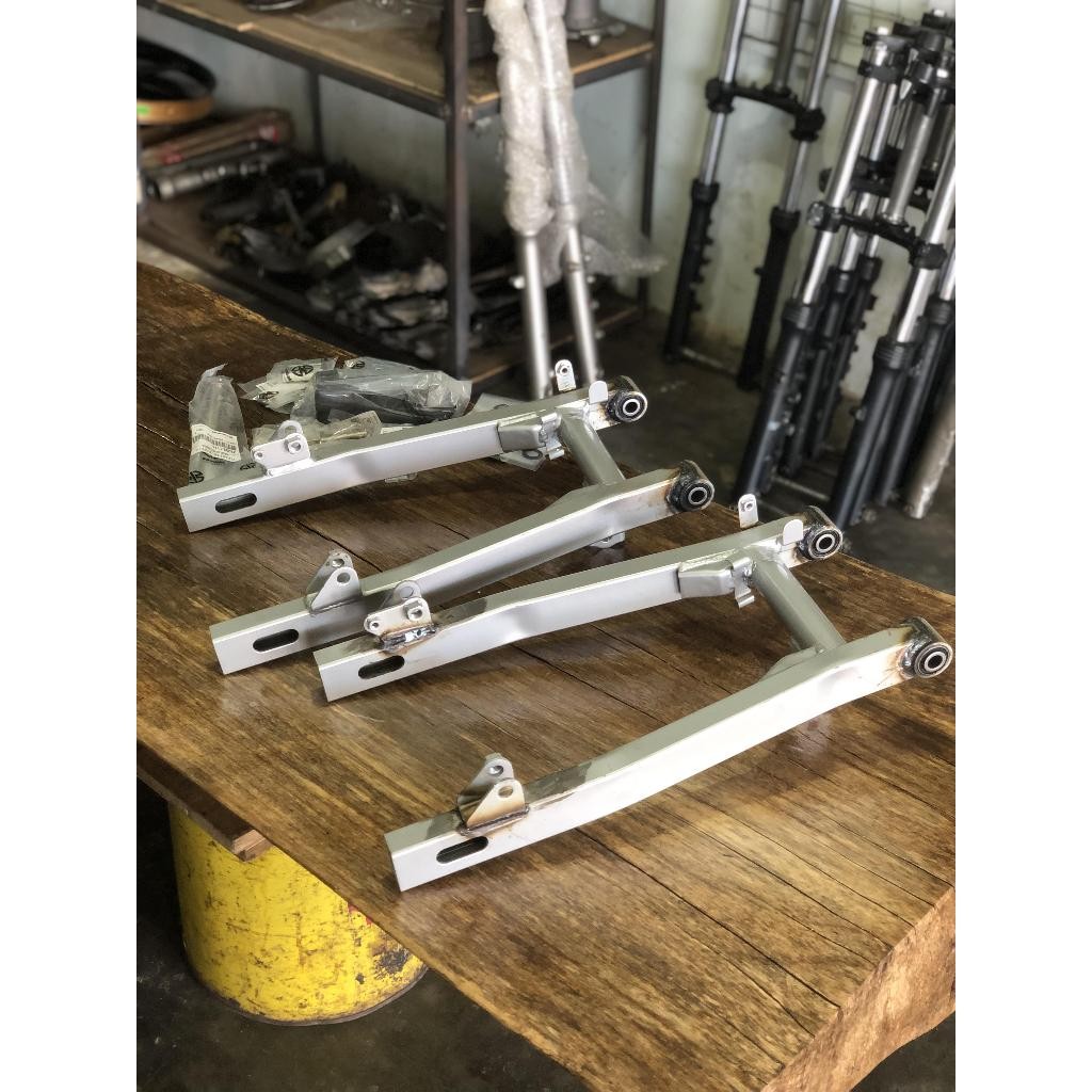 Arm Supit Arem Kaze Ori Swing Arm Kaze Original Kawasaki Full Set PNP CB GL100