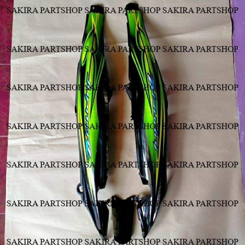 cover Body Jupiter Z Burhan Body Belakang Jupiter Z New Burhan stiker hijau