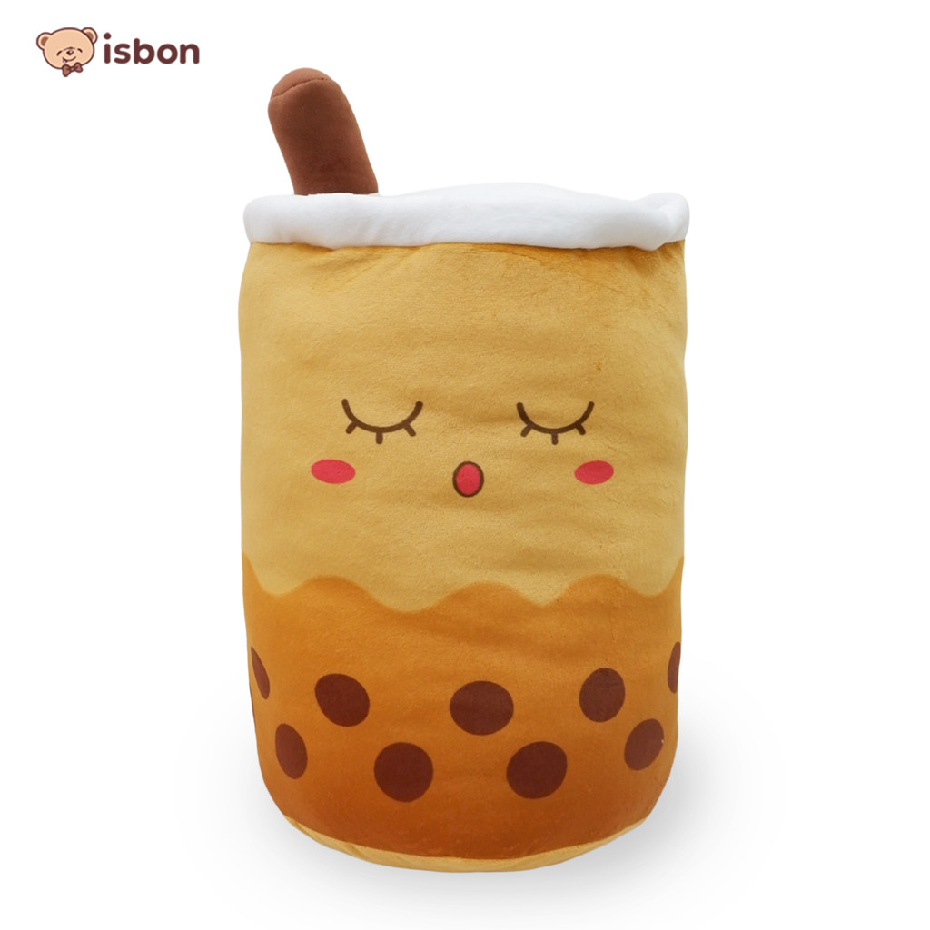 Balmut Bantal Selimut Motif Boba Choco Hazelnut Cocok Untu Traveling Perjalanan Jauh