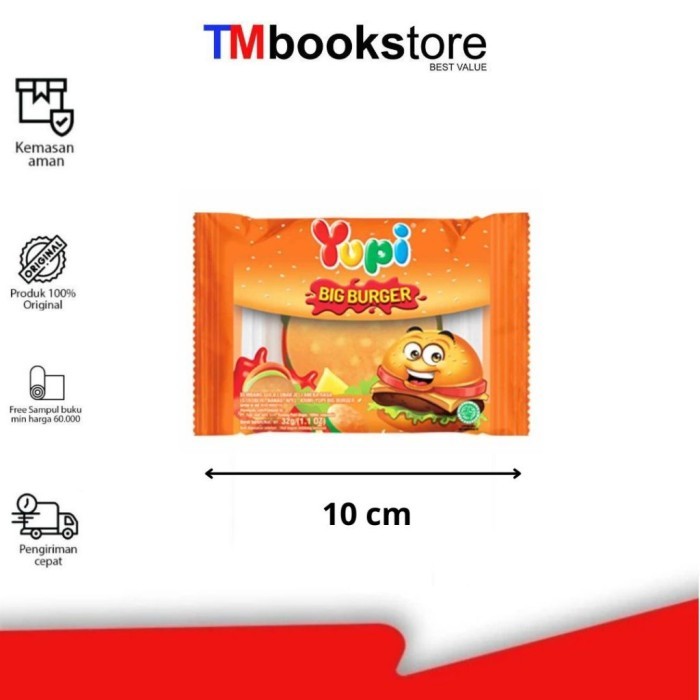 

YUPI BIG BURGER 32GR TMBOOKSTORE BEST SELLER