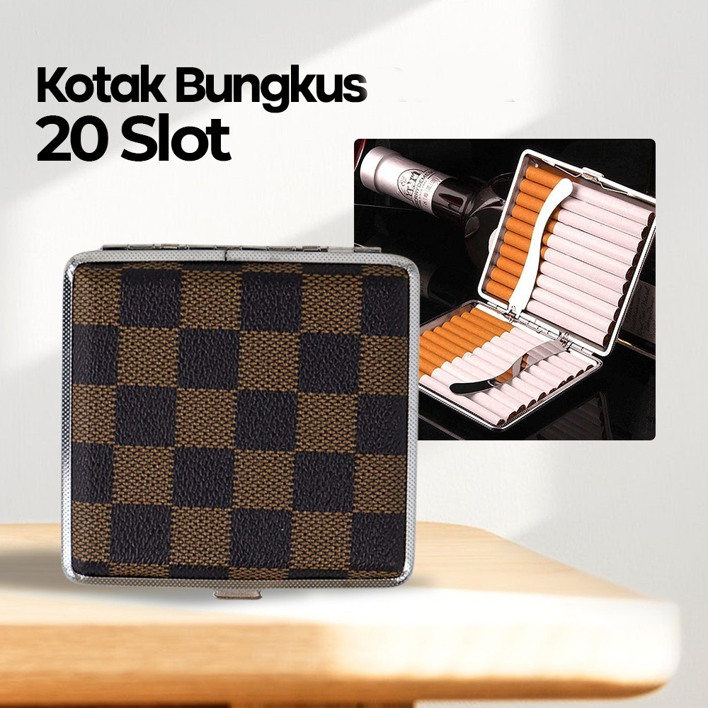 

Kotak Bungkus Elegan Leather Case 20 Slot - EG5831