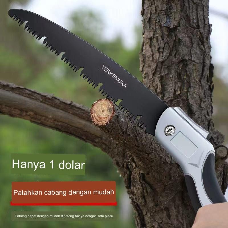 Gergaji Lipat Gergaji kayu super tajam Gergaji lipat portable jerman 480mm bilah