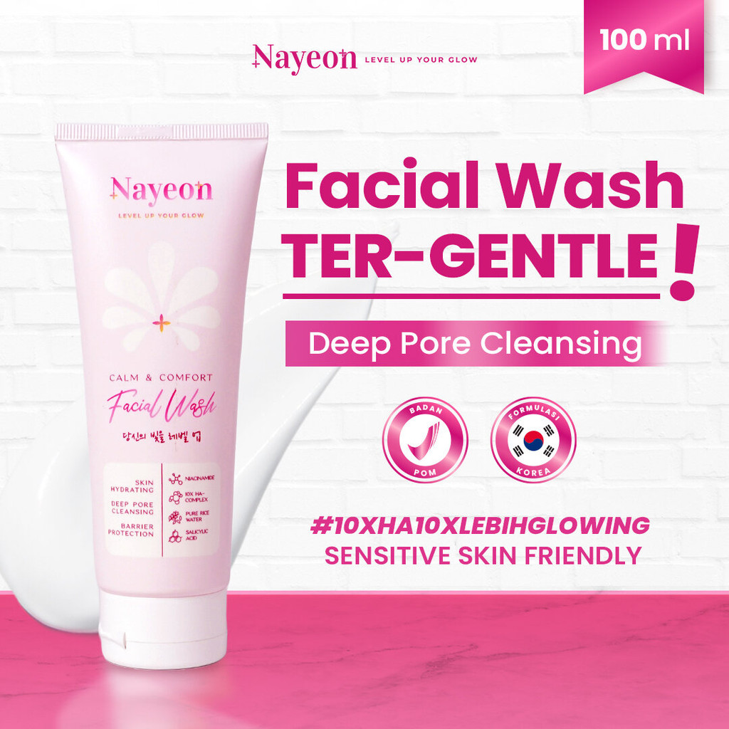 Nayeon Calm & Comfort Facial Wash sabun muka wajah nayeon