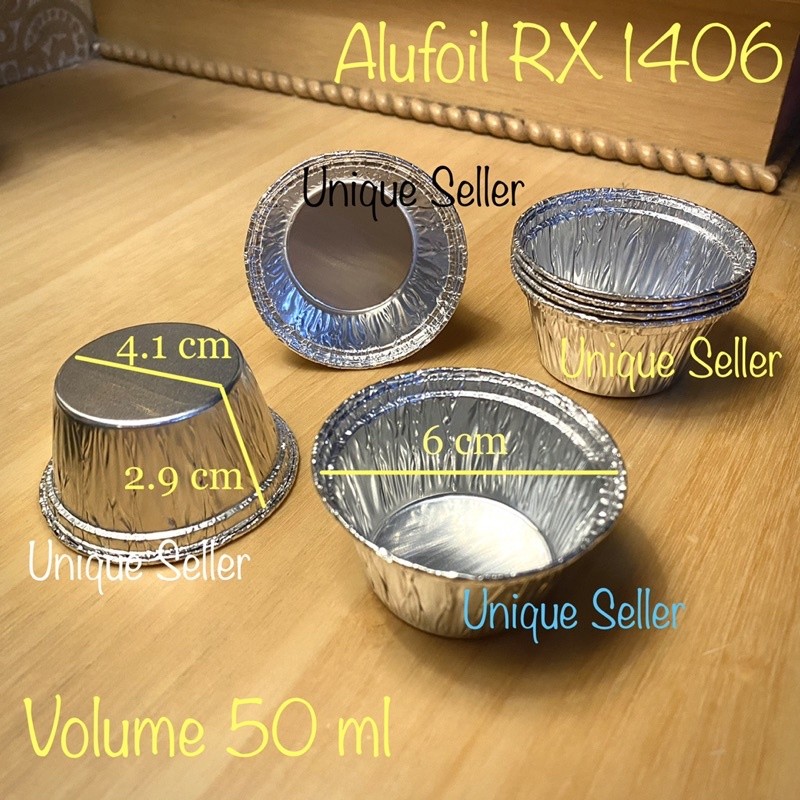 Aluminium Foil Cup Bulat RX 1406 Bestfresh / Aluminium Foil Alufoil Tray Alutray Cup Bulat Kecil RX 