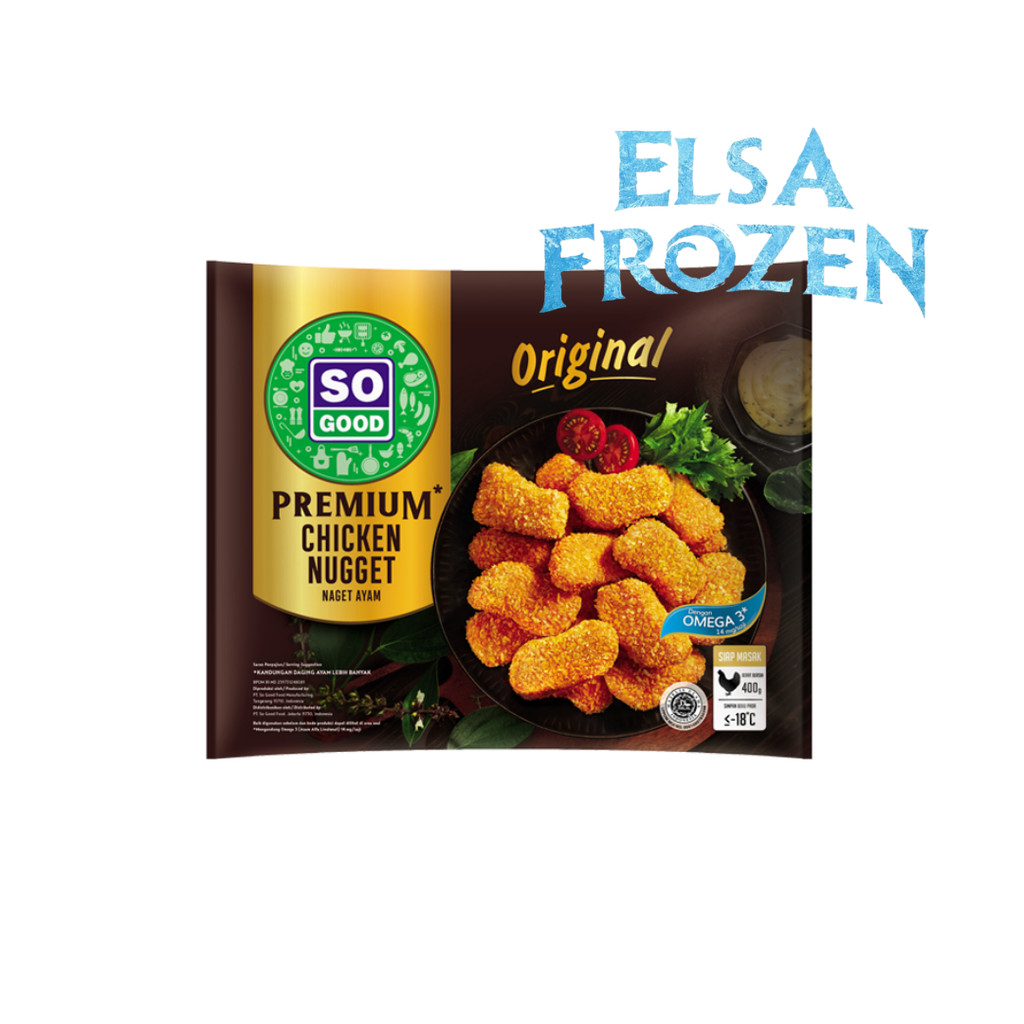 

SO GOOD CHICKEN NUGGET PREMIUM 400GR/NAGET AYAM