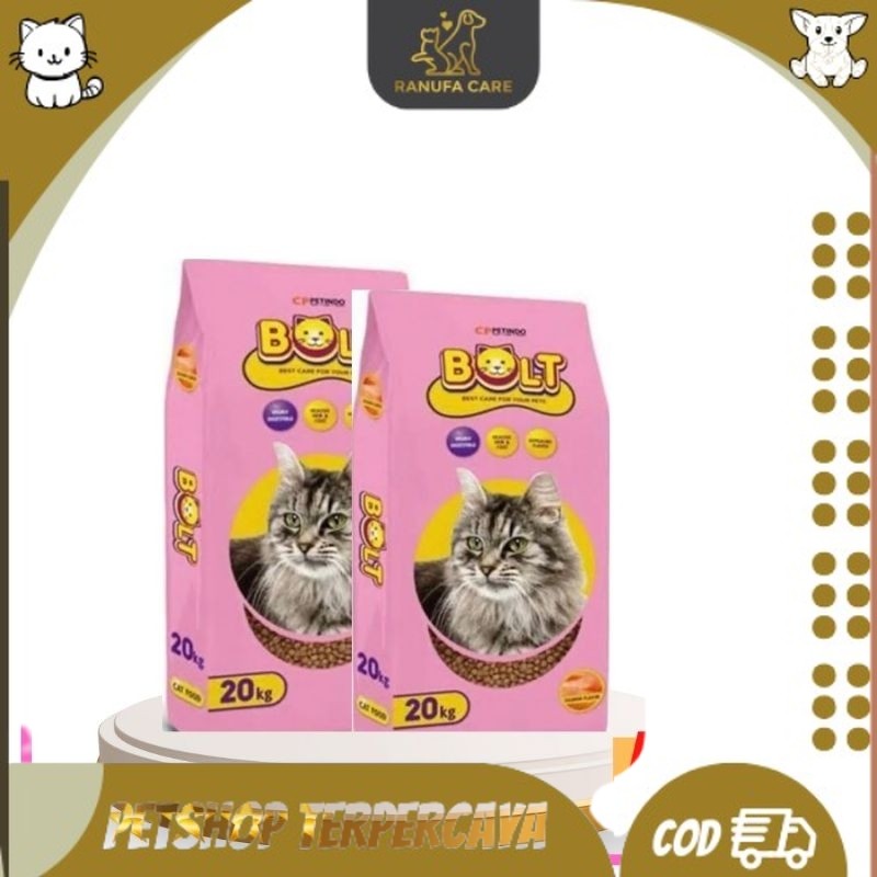 Makanan Kucing Bolt Cat Salmon 20kg