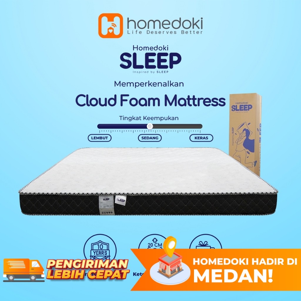 Homedoki Kasur Busa / Matras Kasur / Kasur Lantai / Kasur Lantai Tebal