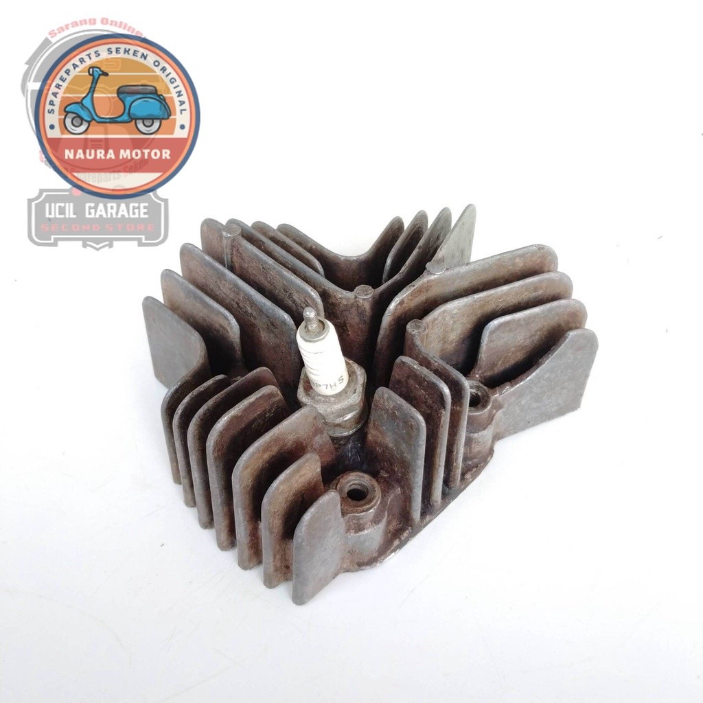 CYLINDER HEAD SUZUKI FR70 JAMBUL ORIGINAL DEKSEL SUZUKI FR 70 JAMBUL SEKEN ASLI ORIGINAL