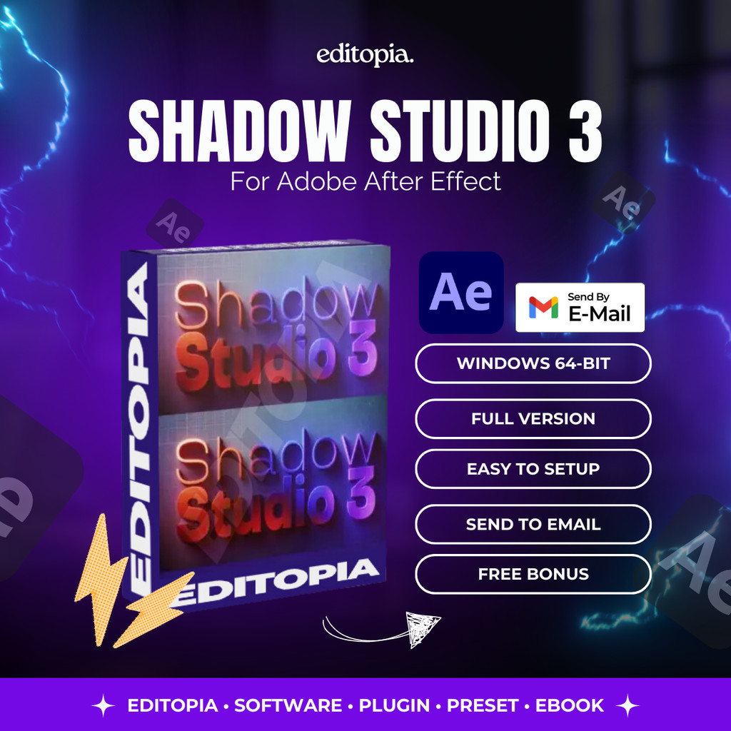 Shadow Studio 3 - Aescript Plugin - Adobe After Effect Plugin