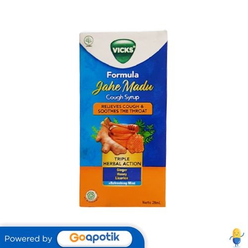 Vicks Formula Jahe Madu Botol 28 Ml