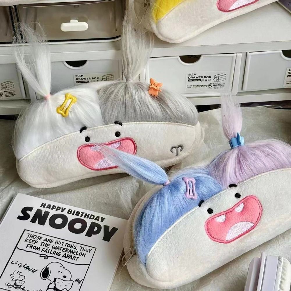 

Constellation Embroidery Pen Bag Random Hair Clip Large Capacity Pencil Case Stationery Organizer Pencil Box