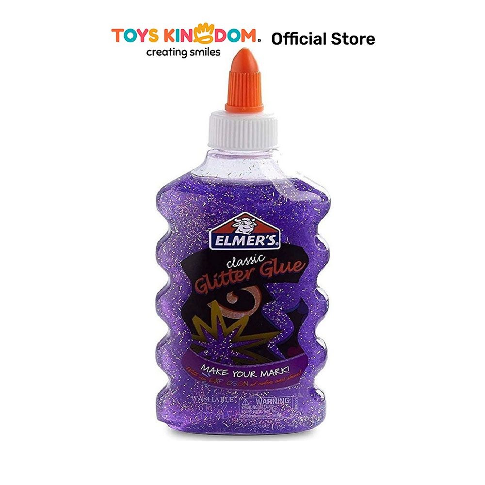 

Toys Kingdom Elmers 177 ml Lem Glitter - Ungu