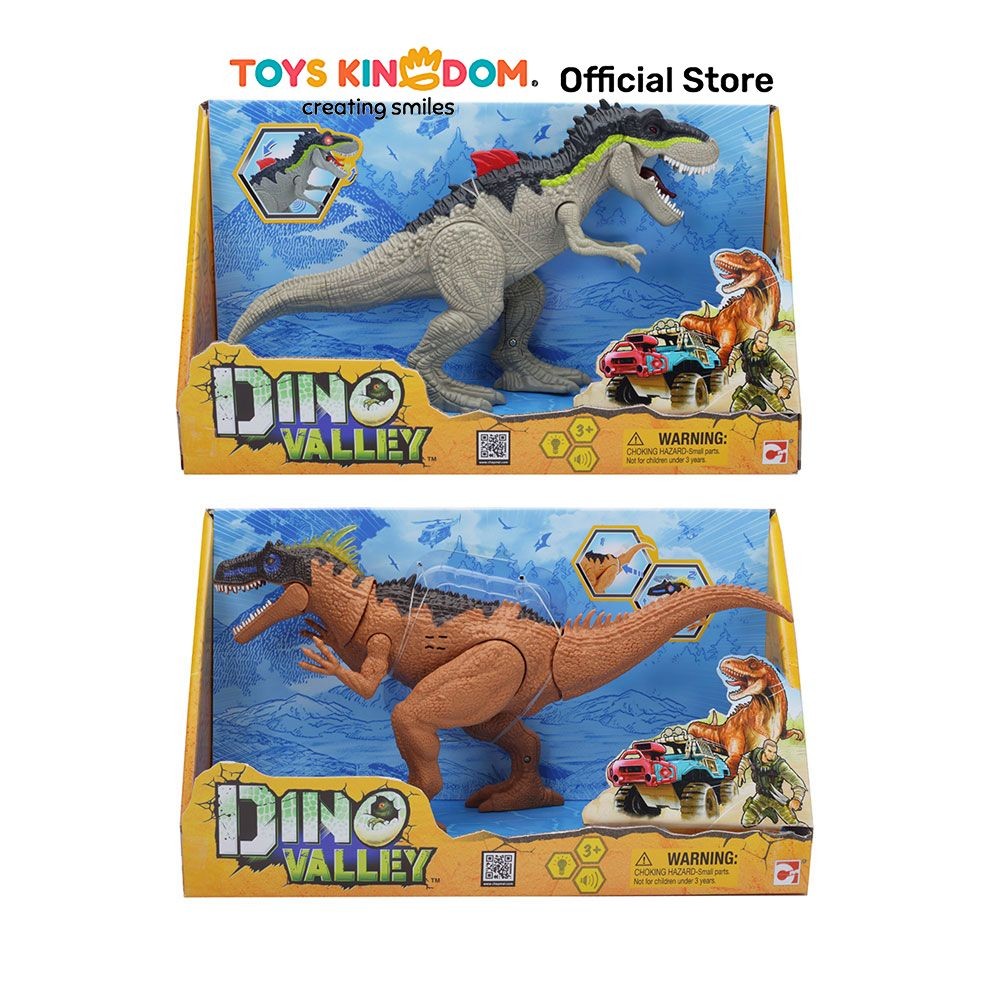 Toys Kingdom Chap Mei Figure Dino Valley Mega Roar Dino Random Toys Kids Toy Mainan Anak Action Figu