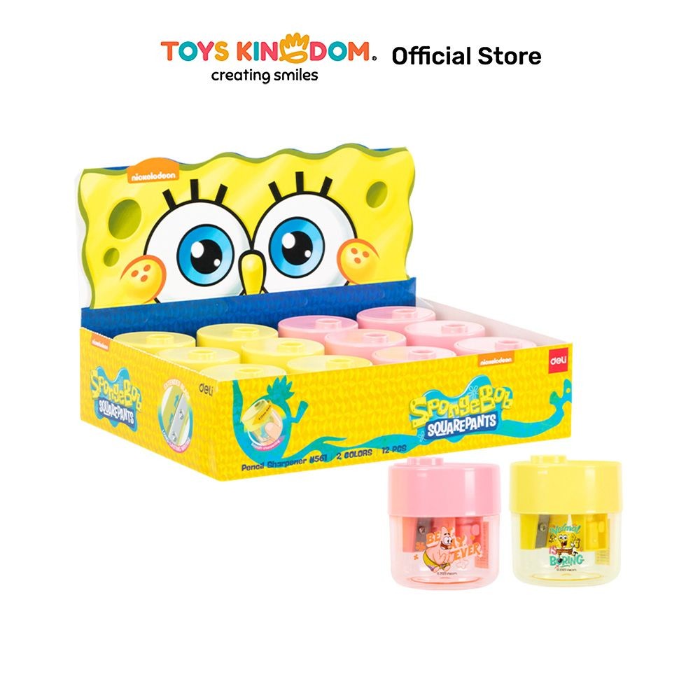 

Toys Kingdom Deli Rautan Pensil Rotary Spongebob Eh561 Random Pencil Sharpener Alat Raut Manual Perlengkapan Sekolah Dan Kantor