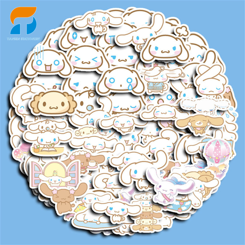 

100pcs stiker Anjing Berbuntut Panjang Kreatif yang Lucu DIY untuk Komputer, Washi, Scrapbooking, Laptop, Alat Tulis, Seni, dan Kerajinan.