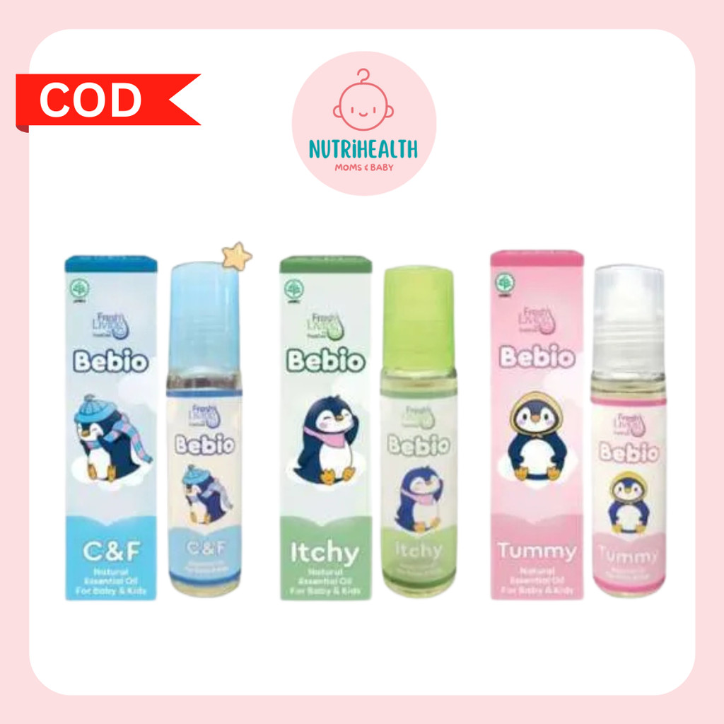 Bebio By FreshCare Essential Oil 9ml - Flu Pilek Batuk Gatal Untuk Bayi Anak