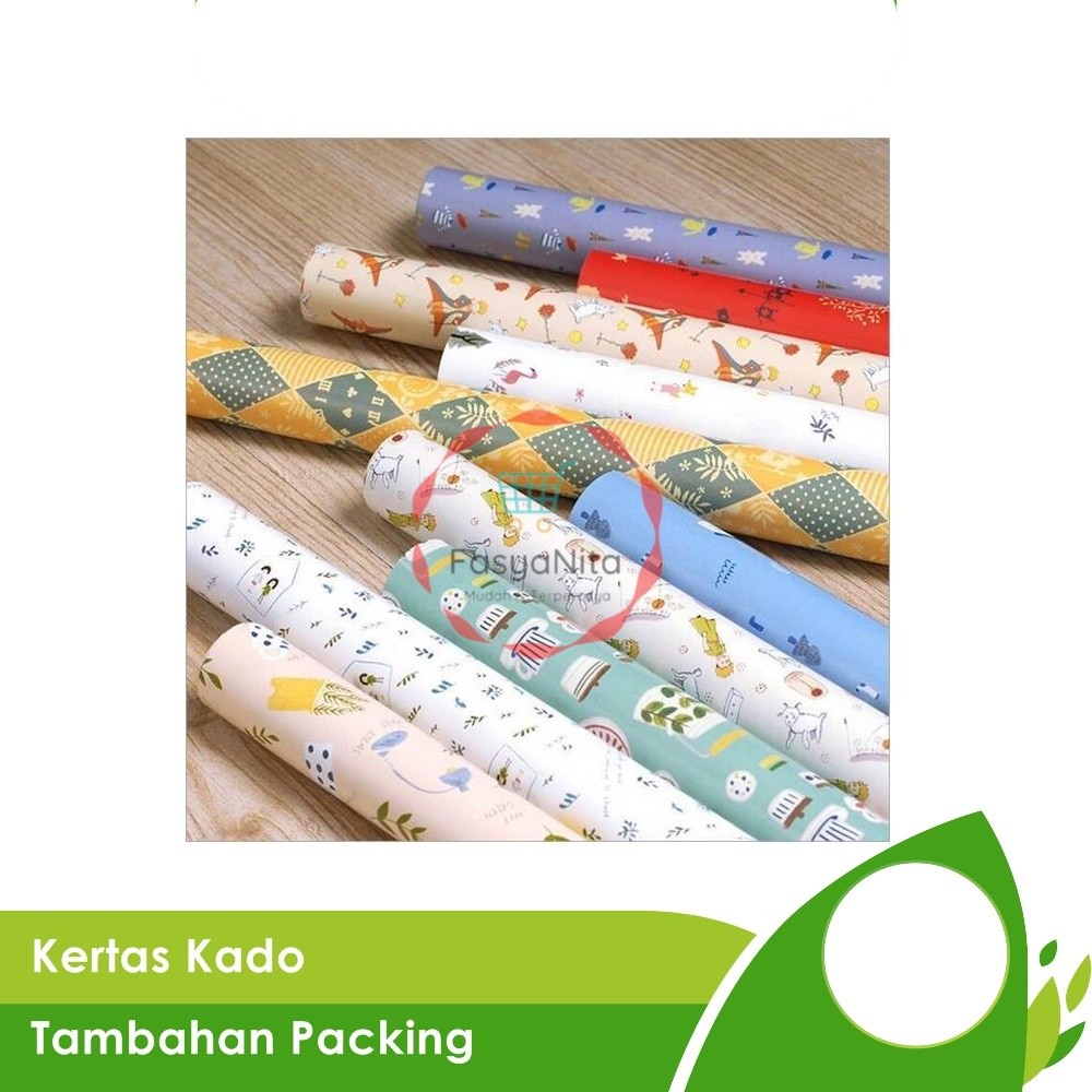 

Packing Kertas Bungkus Kado dan Kartu Ucapan - Fasyanita Denpasar