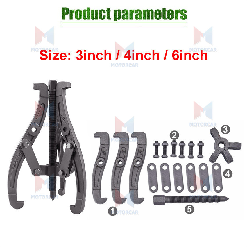 

Treker 3 Kaki 3\" 4\" 6\" Inch - Gear Puller 3 Jaw Tracker, alat pencabut bearing laher ALAT MELEPAS