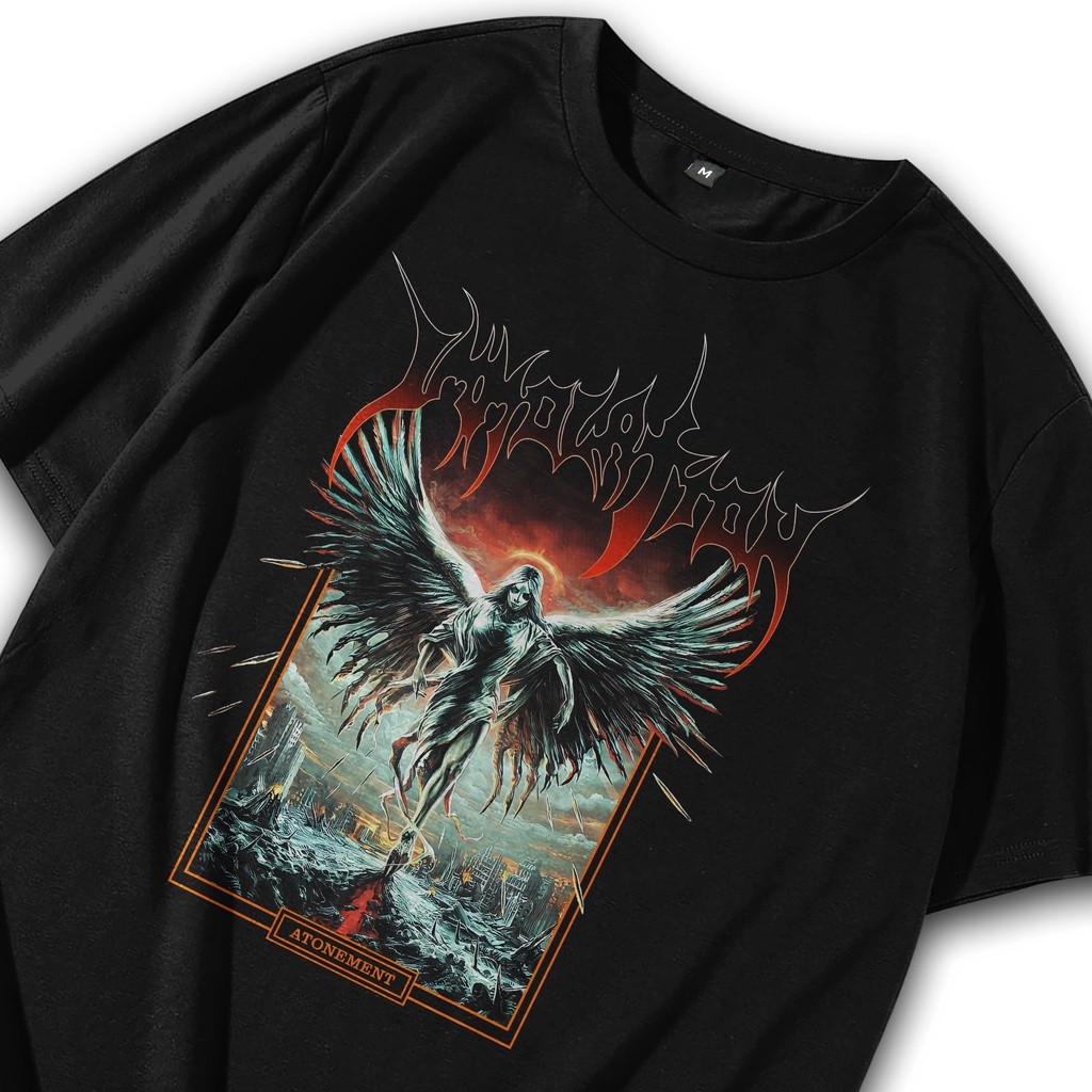 Kaos Band Metal / Kaos Band Vintage / Kaos Musik Oversize / Tshirt Band / T shirt Band Immolation Fi