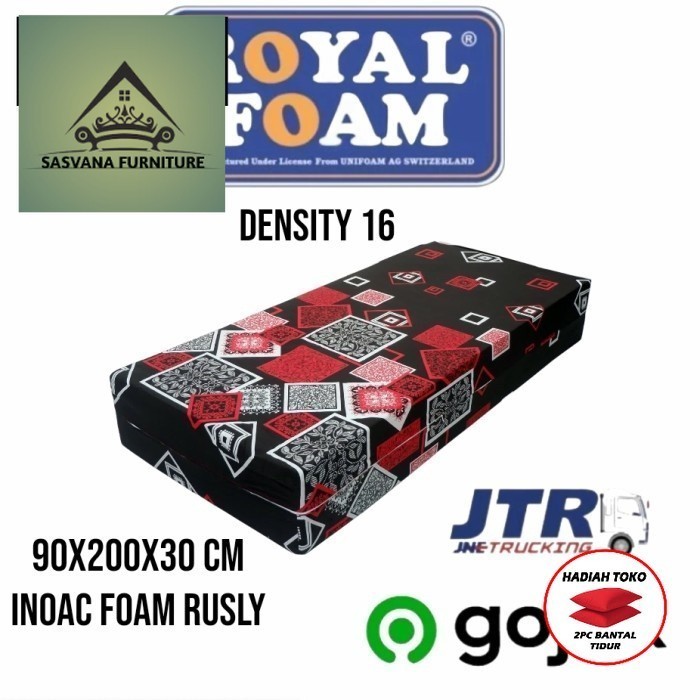 TERLARIS kasur busa royal foam 90x200x30 cm garansi 5 tahun