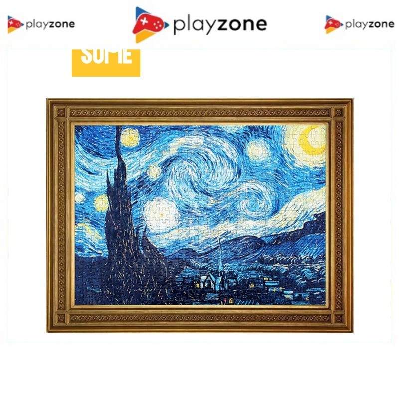 Puzzle Vincent Van Gogh Classic Mainan Kreatifitas Anak 1000 pieces