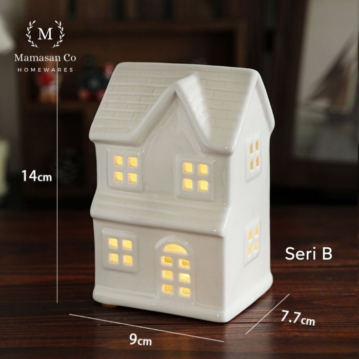 

Christmas Ceramic Ornament Decoration with Light | Dekorasi Natal Keramik Lampu CMH0119 - Seri B