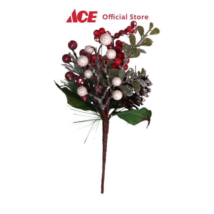 

Noelle 30 cm Bunga Dekorasi Natal Christmas Berry Pine Xmas Decoration Ornamen Hias Hiasan Pohon Natal Ruangan Serbaguna