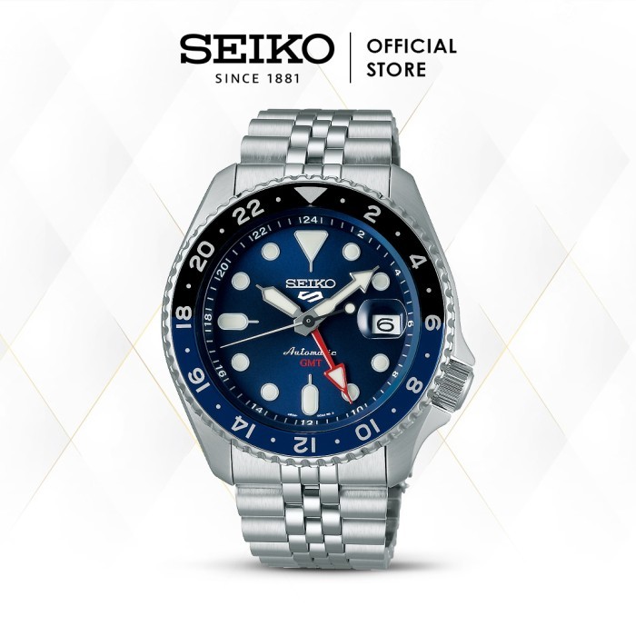 Seiko 5 SSK003K1 GMT Series Blueberry Automatic Stainless Original