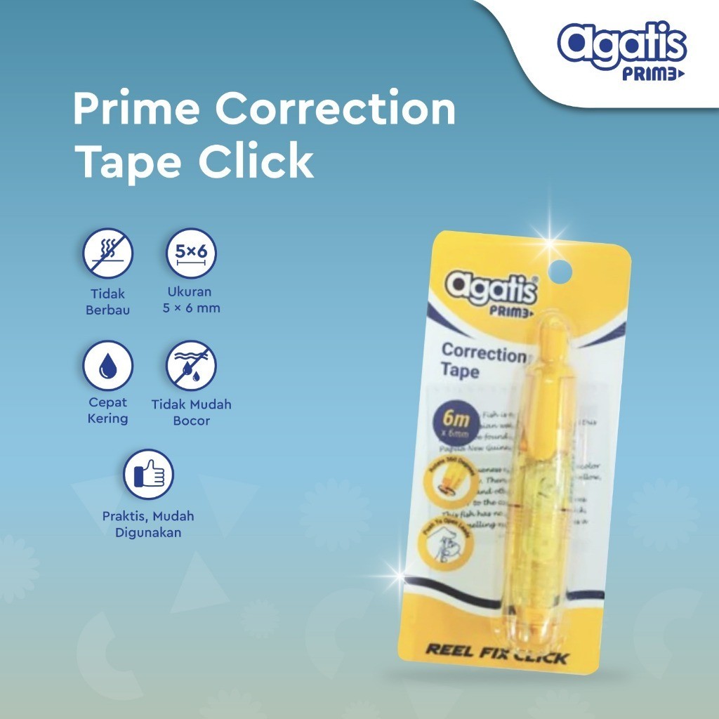 

[JK] Agatis Stationery - Prime Correction Tape Click